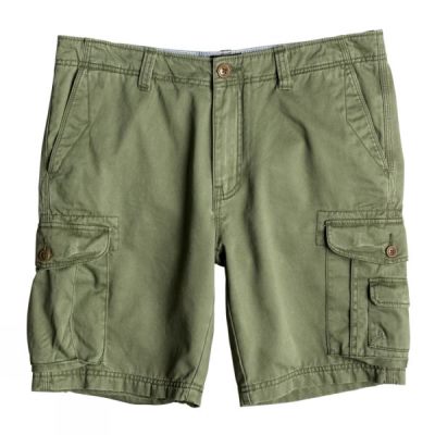 Pantalones Cortos Quiksilver Crucial Battle Hombre Verde Oliva - Chile WGO291345